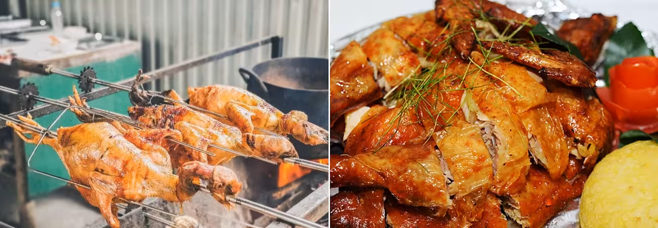 Gà Lôi Âm nướng Hạ Long: Đặc sản dân dã đậm đà hương vị núi rừng