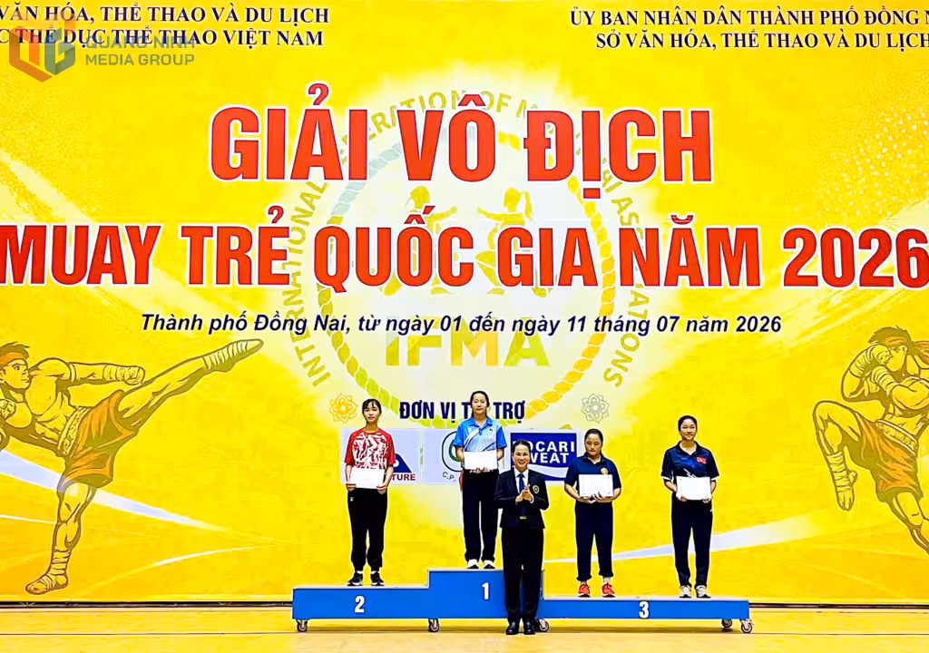 Võ sĩ Muay Quảng Ninh tỏa sáng rực rỡ tại Giải vô địch trẻ quốc gia 2026
