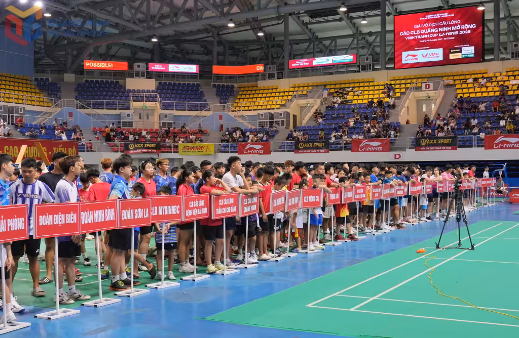 Sôi động giải Cầu lông các CLB Quảng Ninh mở rộng tranh Cúp Li-Ning 2026