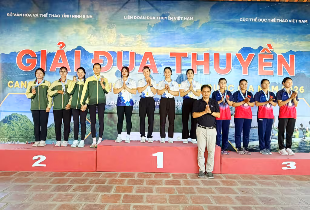 Đội đua thuyền Quảng Ninh khẳng định vị thế với 15 huy chương tại Cup các đội mạnh quốc gia
