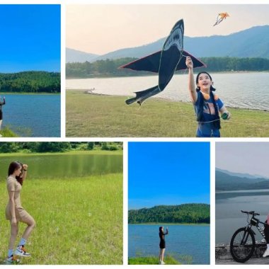 Hồ Yên Trung Quảng Ninh: Bức tranh thủy mặc giữa lòng thành phố Uông Bí